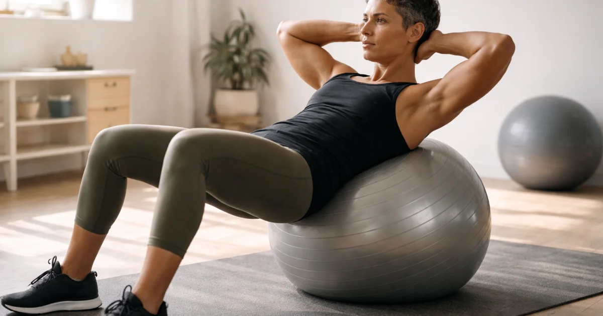 Jak skutecznie ćwiczyć brzuch na piłce gimnastycznej – poradnik dla każdego poziomu