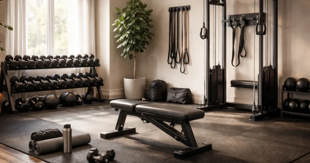 Wykończenie siłowni domowej – jak urządzić idealne miejsce do treningu